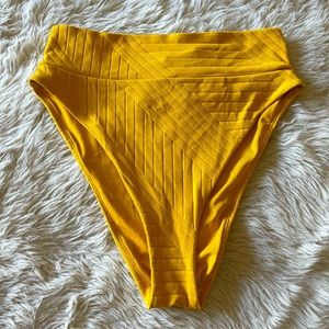 Aerie Ribbed High Waisted Bikini Bottoms